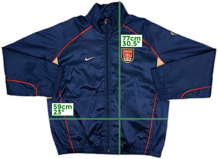 2001-02 Arsenal Nike Track Jacket - 8/10 - (M)