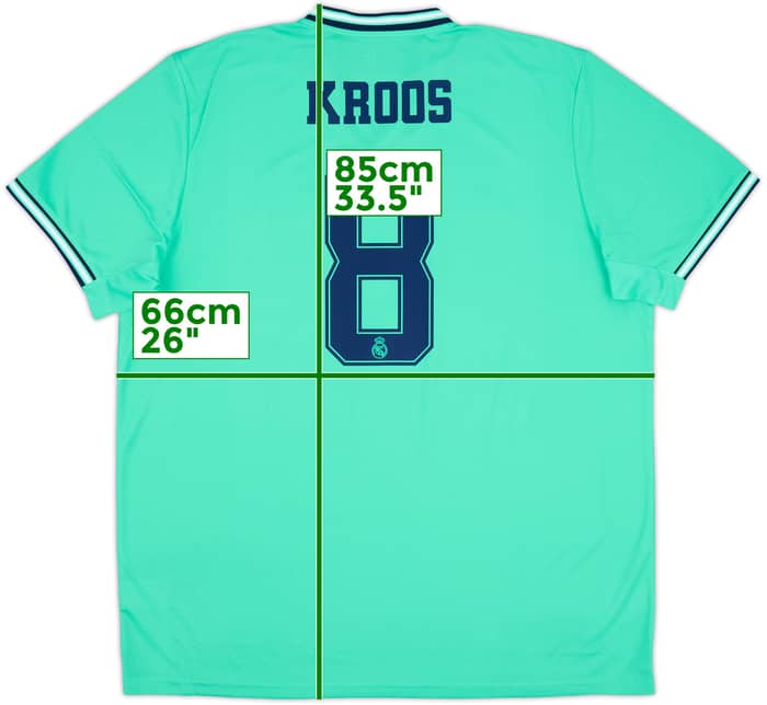 2019-20 Real Madrid Third Shirt Kroos #8 (XXL)