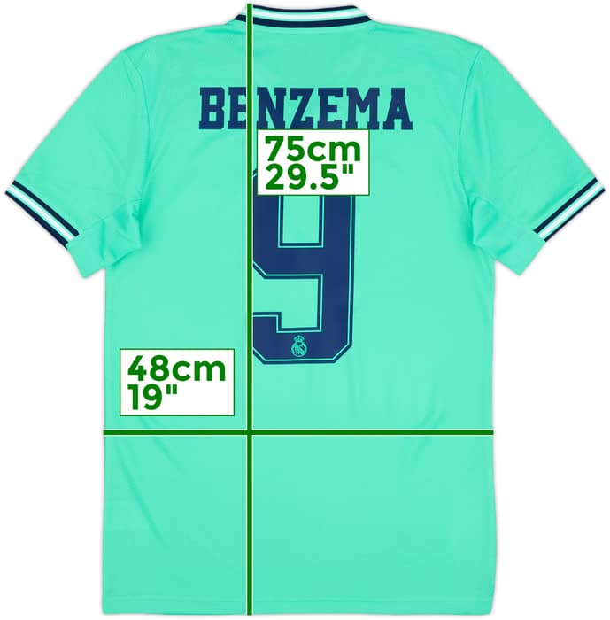 2019-20 Real Madrid Third Shirt Benzema #9 (S)