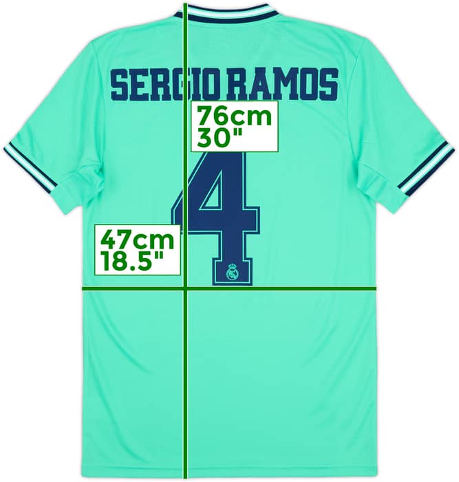 2019-20 Real Madrid Third Shirt Sergio Ramos #4 (S)