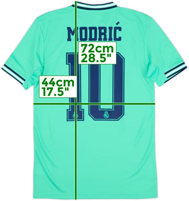 2019-20 Real Madrid Third Shirt Modric #10 (XS)
