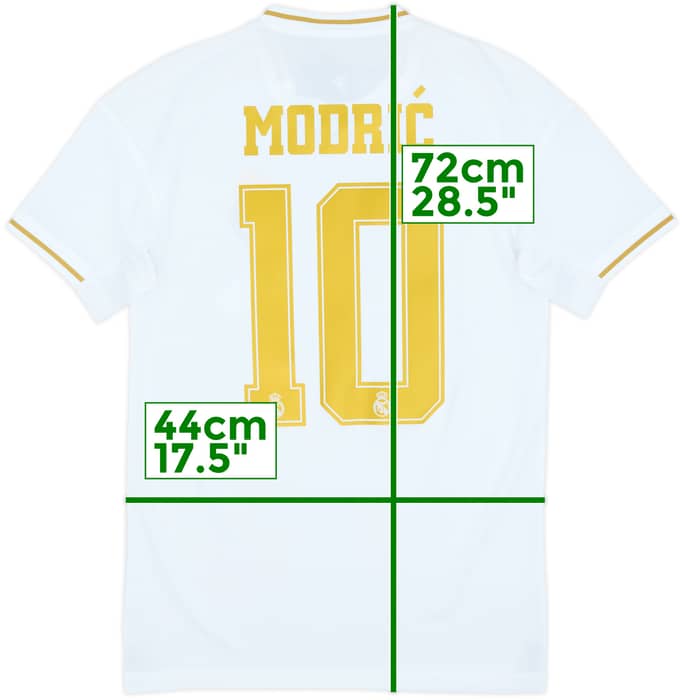 2019-20 Real Madrid Home Shirt Modric #10 (XS)