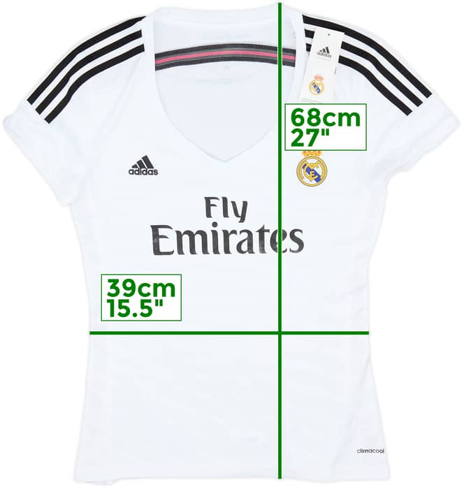 2014-15 Real Madrid Home Shirt (Women's L)