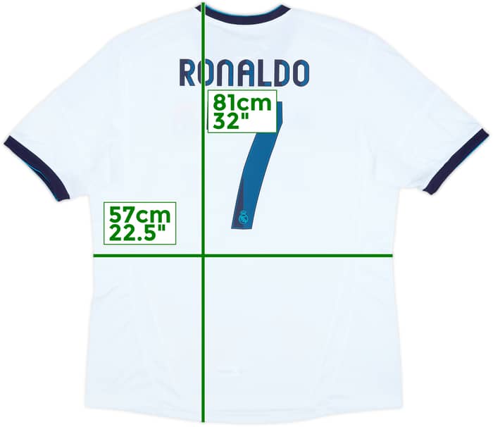 2012-13 Real Madrid Home Shirt Ronaldo #7 (XL)