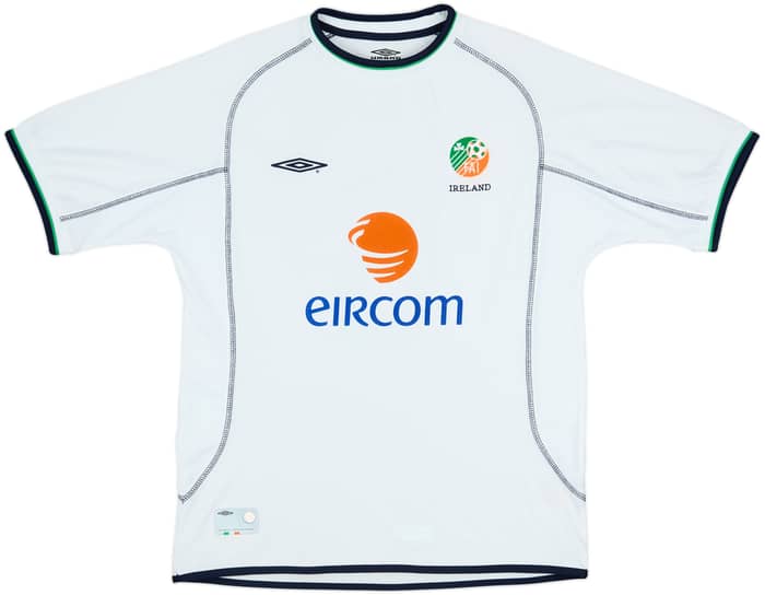 2001-02 Ireland Away Shirt Keane #6 - 6/10 - (L)