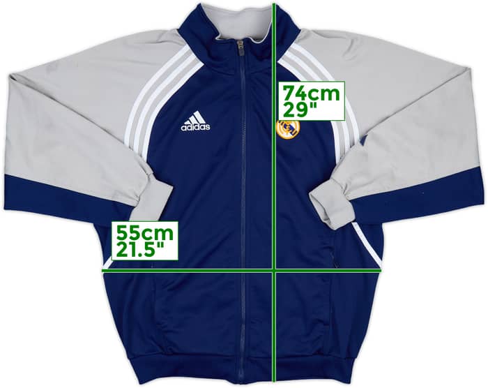 2000-01 Real Madrid adidas Track Jacket - 8/10 - (M/L)