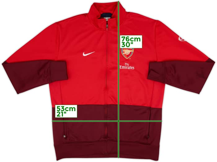 2009-10 Arsenal Nike Track Jacket - 9/10 - (XL)