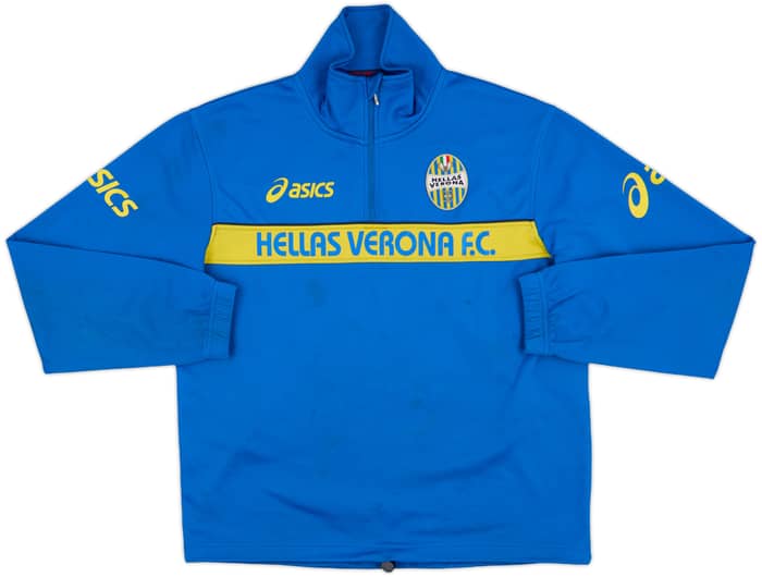 2007-08 Hellas Verona Asics 1/4 Zip Drill Top - 6/10 - (L)
