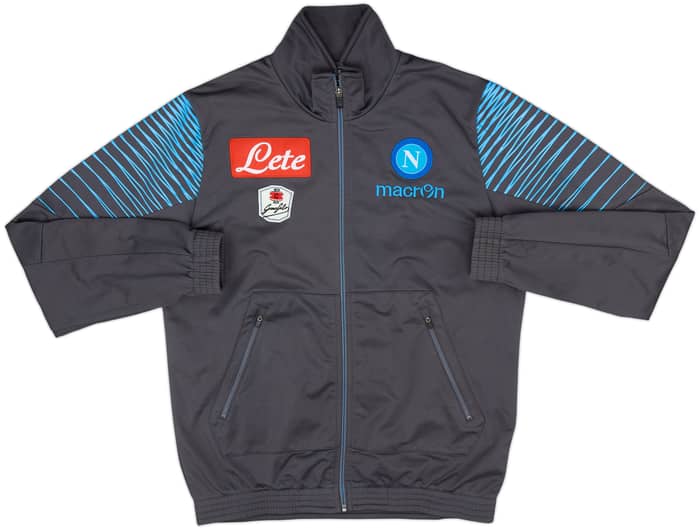 2014-15 Napoli Macron Track Jacket - 8/10 - (L)