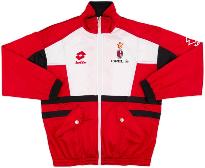 1994-95 AC Milan Lotto Track Jacket - 9/10 - (3XL.Boys)