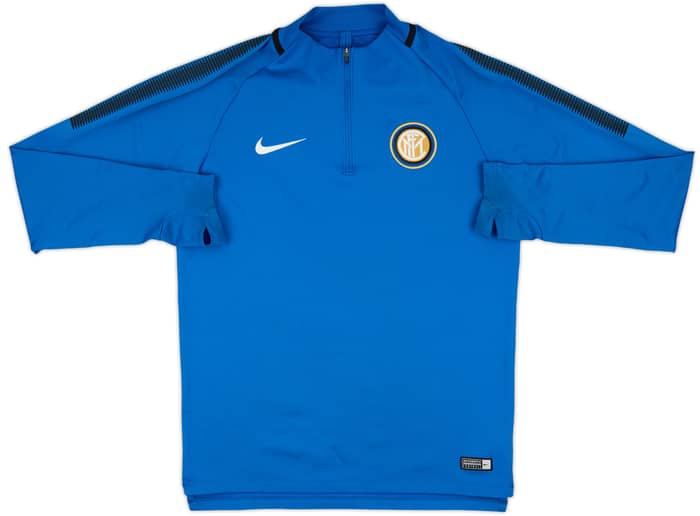 2017-18 Inter Milan Nike 1/4 Zip Drill Top - 8/10 - (M)