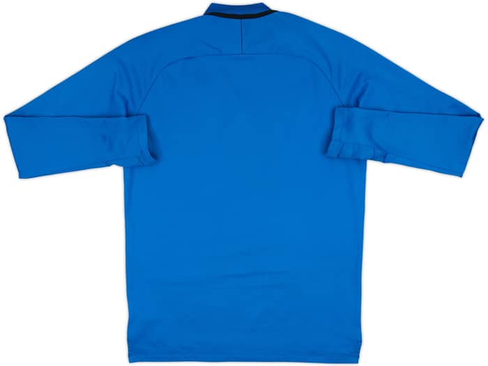 2017-18 Inter Milan Nike 1/4 Zip Drill Top - 8/10 - (M)