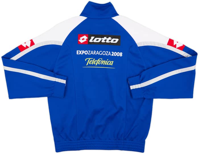 2007-08 Real Zaragoza 'Expo' Lotto 1/4 Zip Training Top - 8/10 - (M)