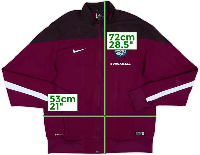 2014-15 England Nike Track Jacket - 6/10 - (M)