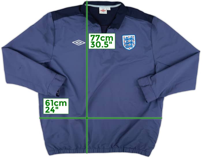2009-10 England Umbro Drill Top - 6/10 - (XXL)