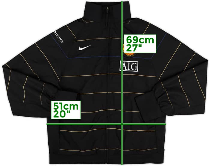 2008-09 Manchester United Nike Track Jacket - 8/10 - (S)