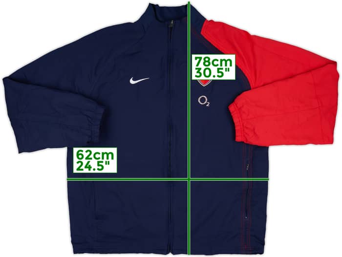 2004-05 Arsenal Nike Track Jacket - 7/10 - (L)