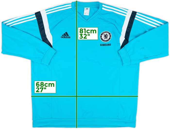 2014-15 Chelsea Player Issue adidas Sweat Top #5 - 7/10 - (XXL)