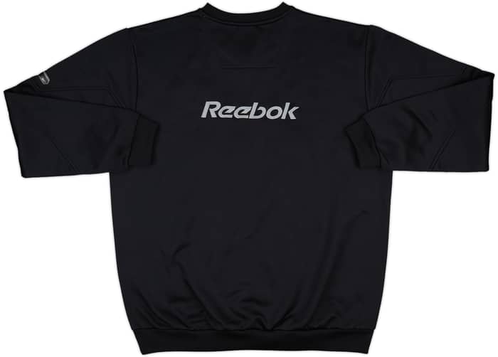 2003-04 Liverpool Reebok Player Issue Sweat Top #5 (Baros) - 8/10 - (XL)