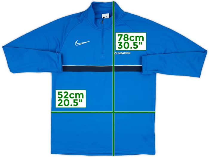 2021-22 Chelsea Foundation Nike 1/4 Zip Drill Top - 8/10 - (M)