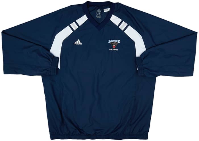 2009 Maine Black Bears adidas Pullover Windbreaker Jacket - 9/10 - (L)