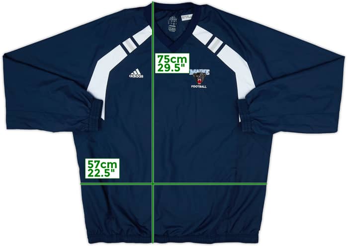 2009 Maine Black Bears adidas Pullover Windbreaker Jacket - 9/10 - (L)