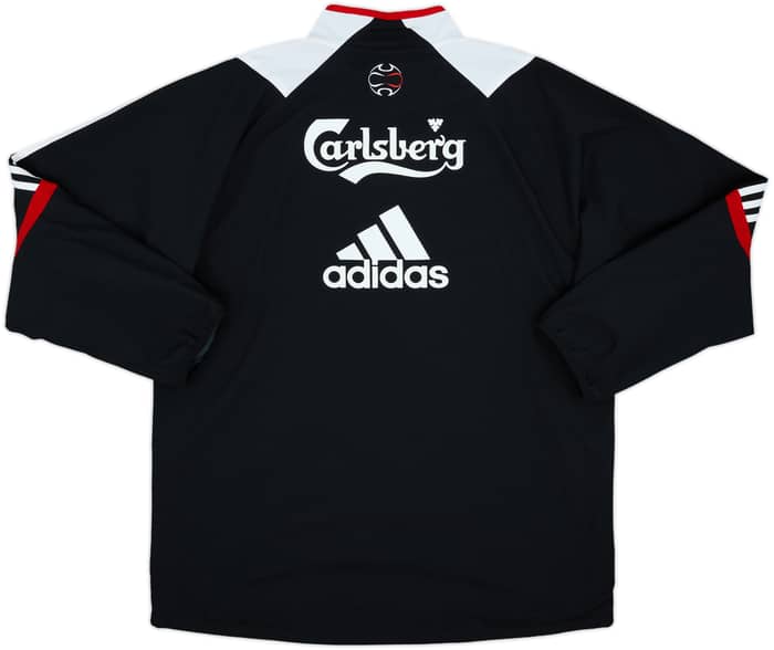 2007-08 Liverpool adidas 1/4 Zip Drill Top - 8/10 - (L)