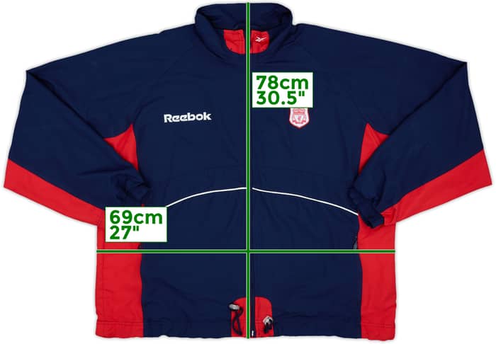 2000-02 Liverpool Reebok Track Jacket - 9/10 - (XL)