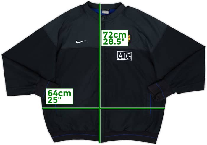2008-09 Manchester United Nike Track Jacket - 8/10 - (XL)