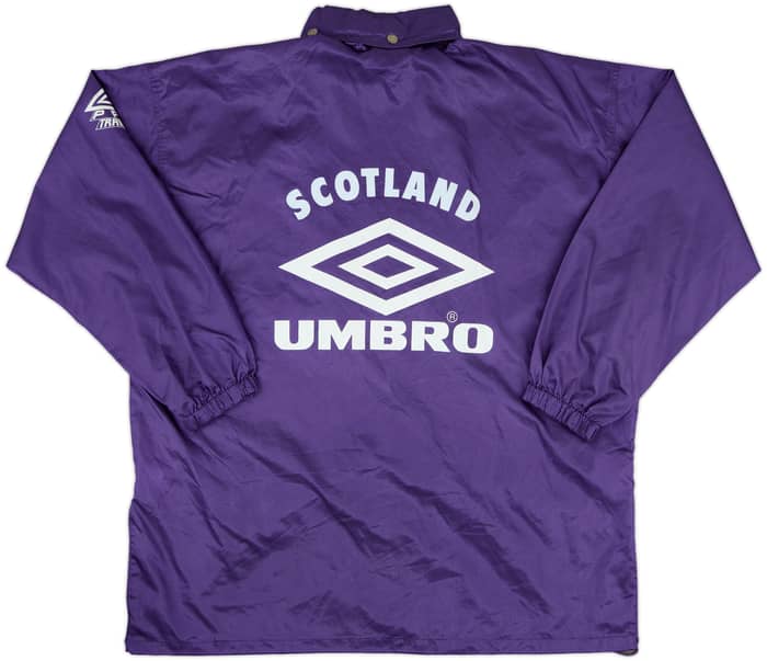 1994-96 Scotland Umbro Hooded Rain Jacket - 8/10 - (XL)