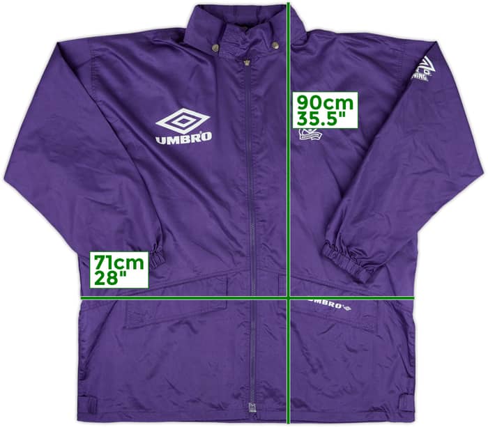 1994-96 Scotland Umbro Hooded Rain Jacket - 8/10 - (XL)