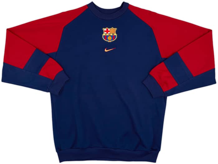 1998-99 Barcelona Nike Sweat Top - 9/10 - (S)