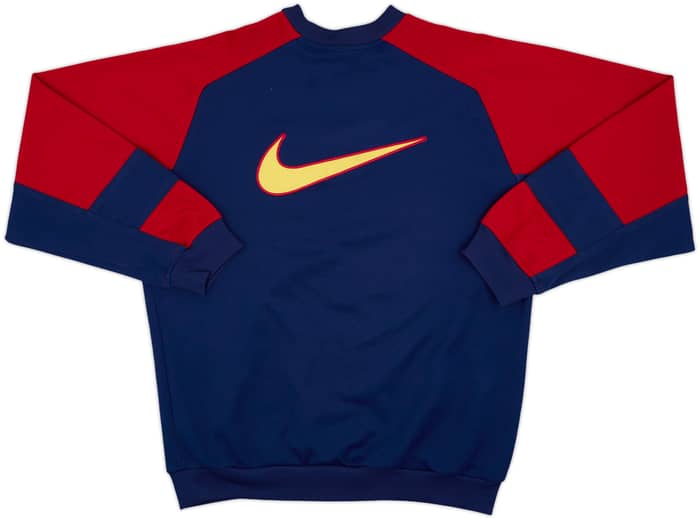 1998-99 Barcelona Nike Sweat Top - 9/10 - (S)