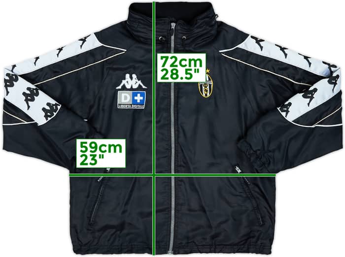 1999-00 Juventus Kappa Hooded Track Jacket - 9/10 - (XS)