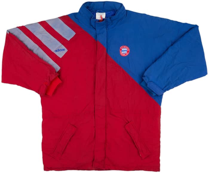 1993-95 Bayern Munich adidas Padded Bench Coat - 4/10 - (L/XL)