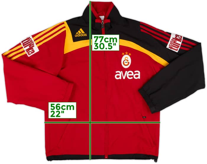 2007-08 Galatasaray adidas Track Jacket - 9/10 - (M)