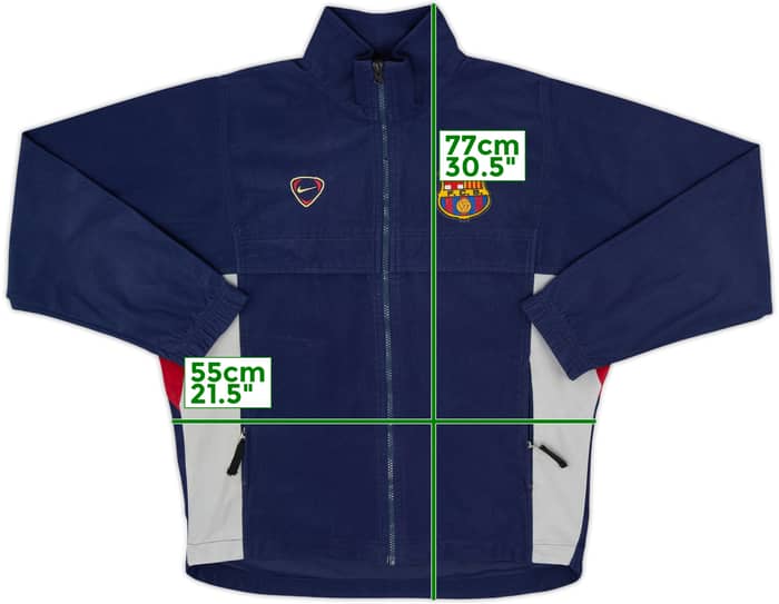 1999-00 Barcelona Nike Track Jacket - 8/10 - (L)