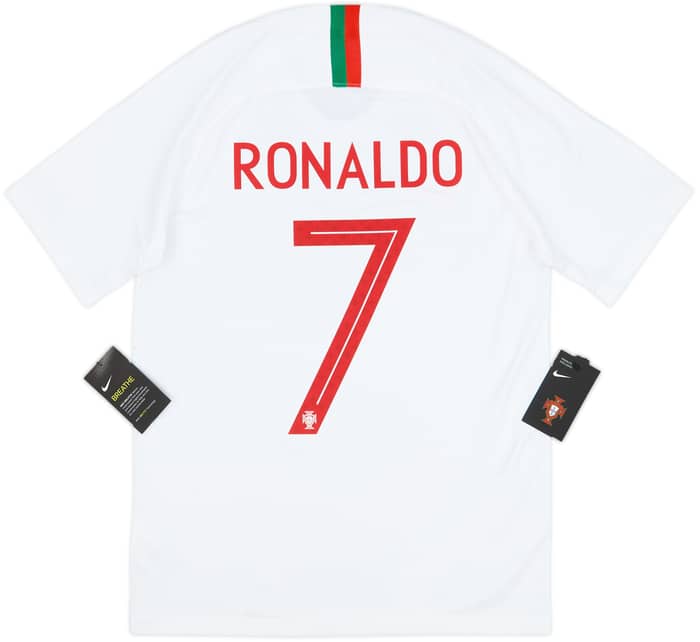 2018-19 Portugal Away Shirt Ronaldo #7 (S)