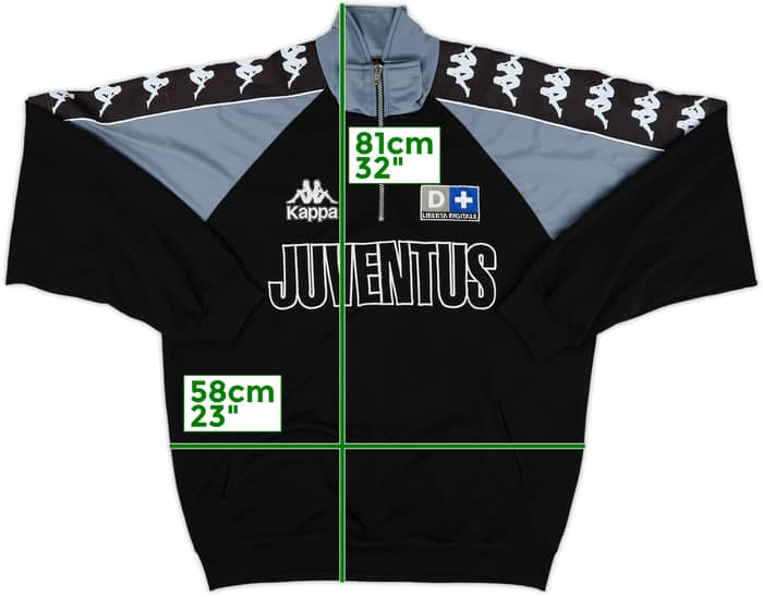 1998-00 Juventus Kappa 1/4 Zip Drill Top - 7/10 - (XL)