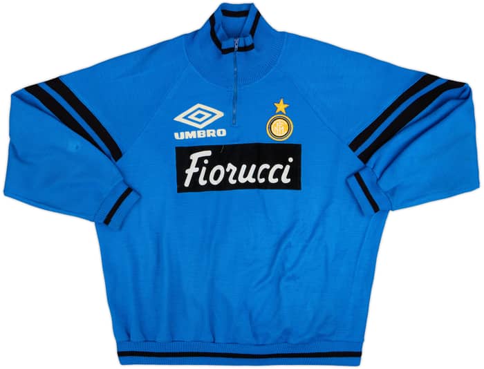 1992-94 Inter Milan Umbro 1/4 Zip Drill Top - 5/10 - (XL)
