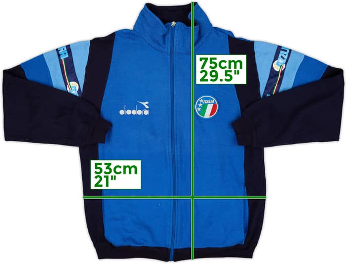 1990 Italy Diadora Track Jacket - 6/10 - (L)