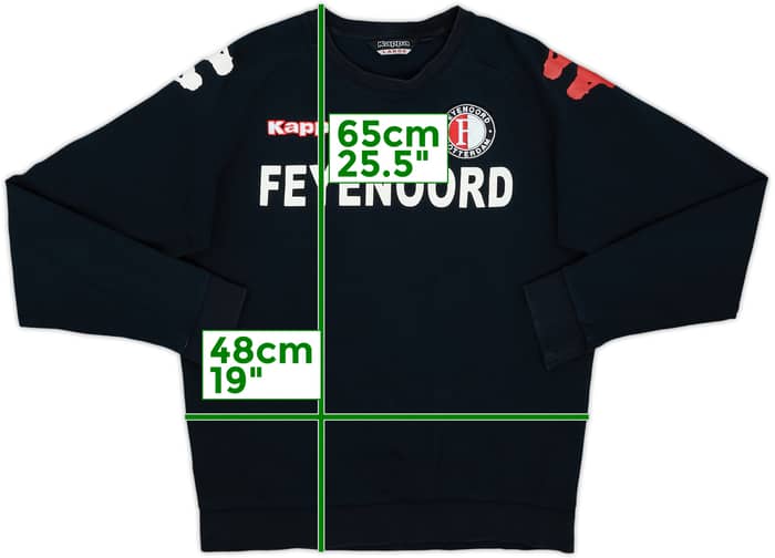 2005-06 Feyenoord Kappa Sweat Top - 9/10 - (L.Boys)