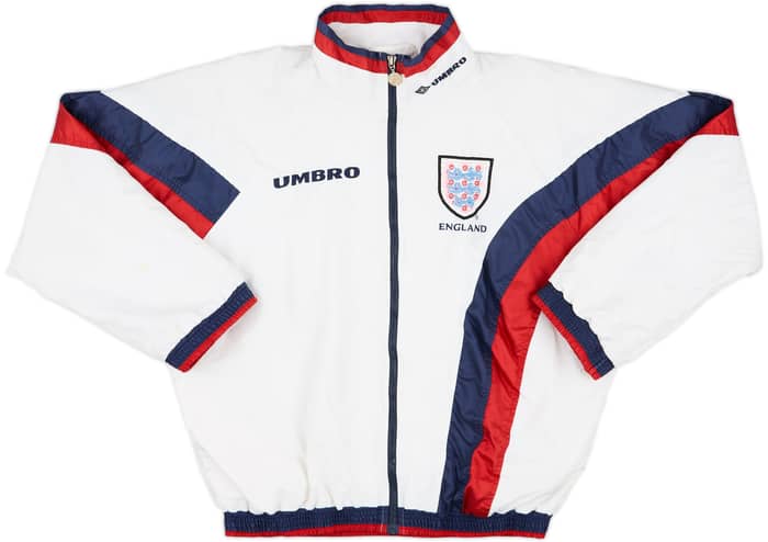 1998-00 England Umbro Track Jacket - 6/10 - (S)
