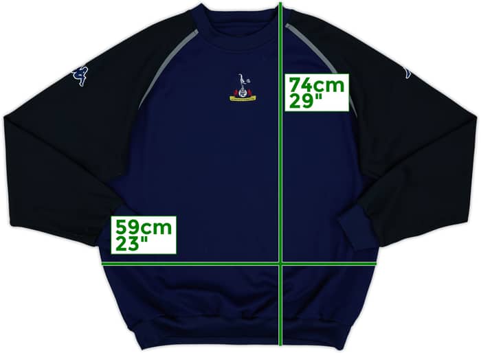2002-03 Tottenham Kappa Sweat Top - 9/10 - (XXL)