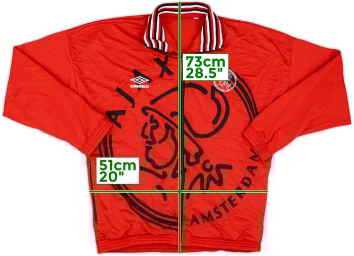 1995-96 Ajax adidas Track Jacket - 8/10 - (L)