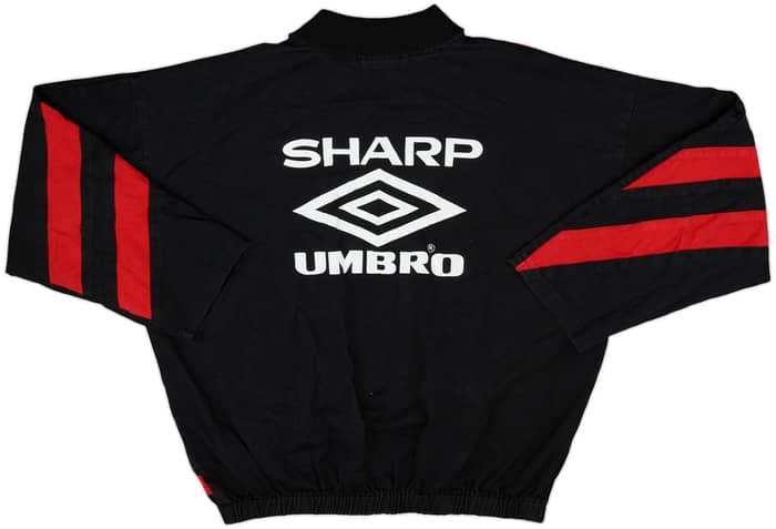 1992-93 Manchester United Umbro Drill Top - 8/10 - (L)