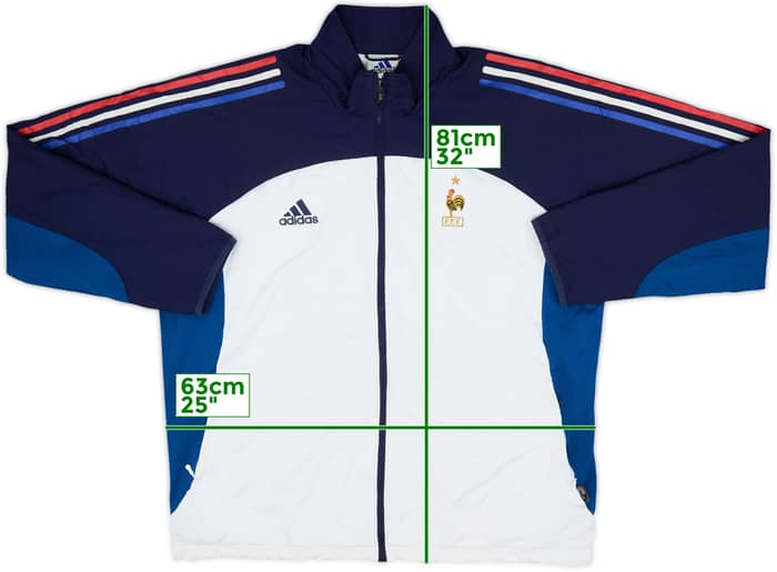 2002-03 France adidas Track Jacket - 7/10 - (XL)