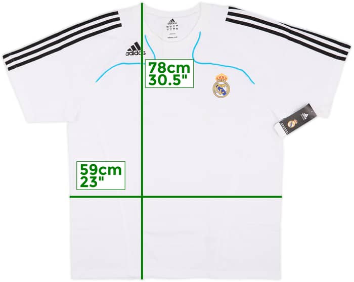 2008-09 Real Madrid adidas Cotton Tee (XXL)