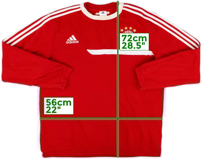 2013-14 Bayern Munich adidas Sweat Top - 7/10 - (L/XL)