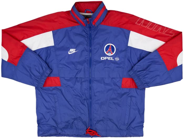 1996-97 Paris Saint-Germain Nike Hooded Rain Jacket - 6/10 - (M)